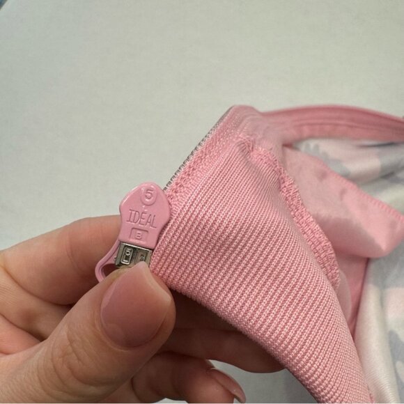 Adidas Youth Girls Allover Flower Print Zip Up Track Jacket Size 5 - Picture 4 of 5